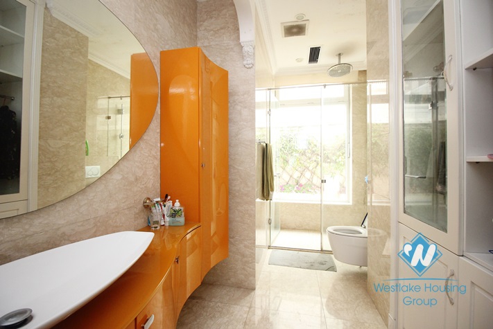 Spacious villa for rent in Ciputra, Tay Ho